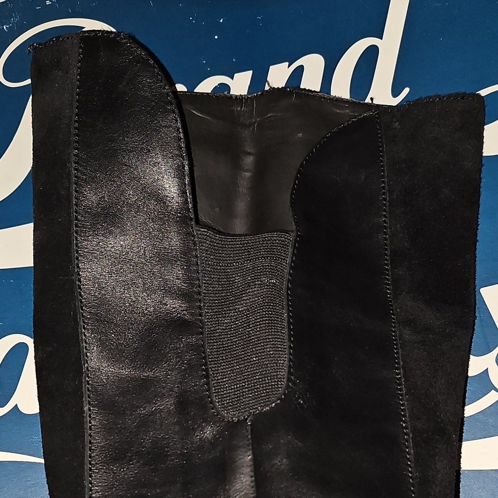 Lucky Brand Zosha Over the Knee Black Boots Size 8 - Picture 14 of 16